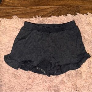 Toddler Black Knit Shorts. Never Worn